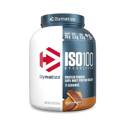 Dymatize 100% Iso Whey Protein Chocolate Peanut Butter 5 Lb