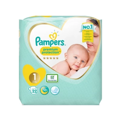 Pampers Premium Protection Size One 22 Diapers