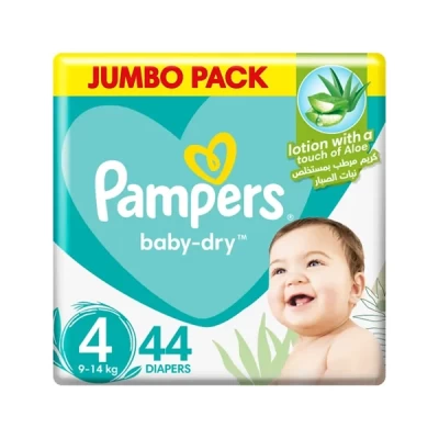 Pampers Baby Dry Size Four 44 Diapers