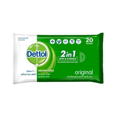 Dettol Skin & Surface Wipes 20's