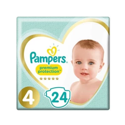 Pampers Premium Protection Size Four 24 Diapers