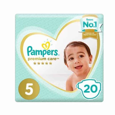 Pampers Premium Protection Size Five 20 Diapers
