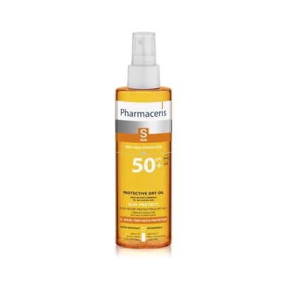 pharmaceris protective dry oil spray  spf50+