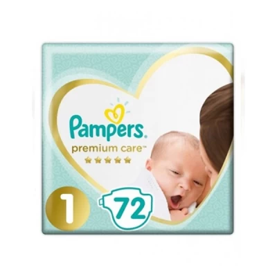 Pampers Premium Protection Size One 72 Diapers
