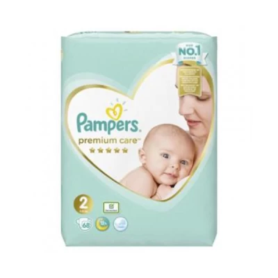 Pampers Premium Protection Size Two 68 Diapers