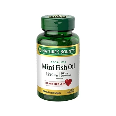 Natures Bounty Fish Oil 2400mg Ds Odorless Gel 90s