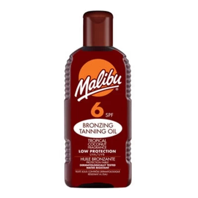 Malibu Bronzing Tan Oil Spf 6  200ml