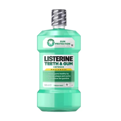 Listerine Mouthwash Teeth & Gum Defence 500ml