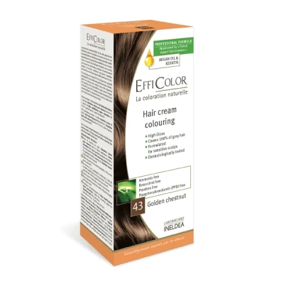 effi hair color golden chestnut no 43 60 ml