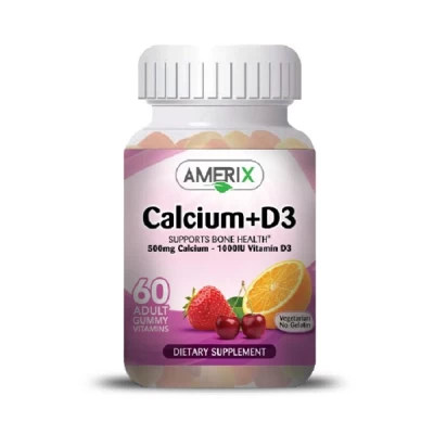 Amerix Calcium + D3 60 Adult Gummies