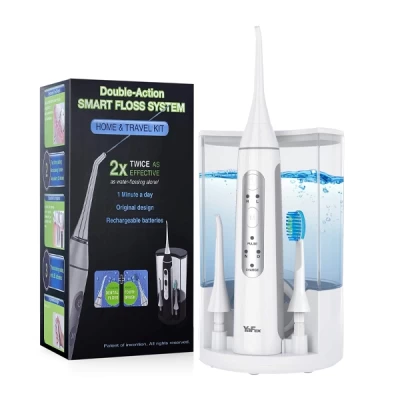 dual action smart floss travel kit (brush & floss)