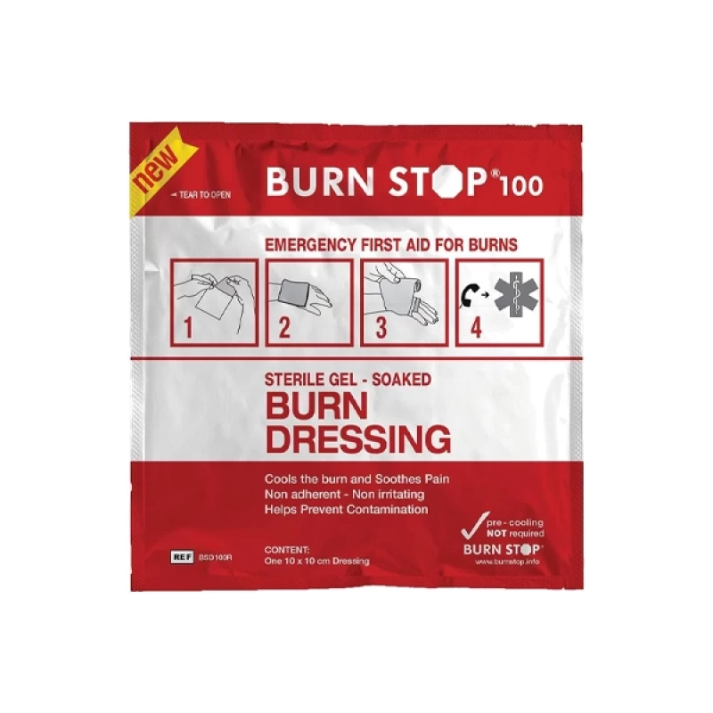 burn stop dressing 10cm x 10cm