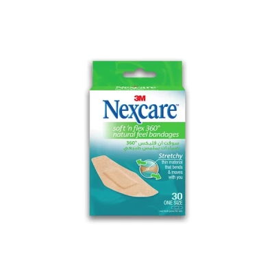 Nexcare Soft N Flex Bandages 28x76mm 30's
