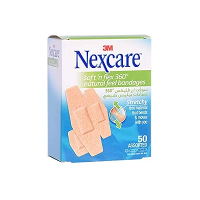Nexcare Soft N Flex Bandages Assorted 50's
