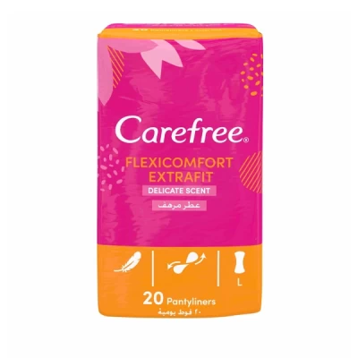 Carefree Flexicomfort Extra Fit Delicate Scent 20 Pantyliners