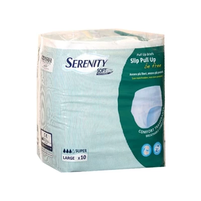 Serenity Adult Diapers Large 10 Pants
