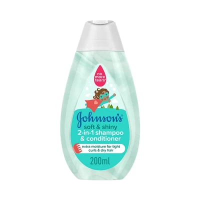 Johnson Soft & Shiny Shampoo & Conditioner 200ml