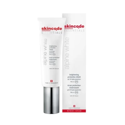 SKINCODE ALPINE WHITE BRIGHT PROTECT SHIELD SPF50 30ML