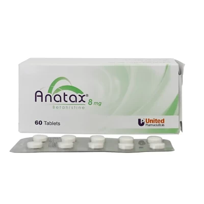 Anatax 8mg Tab 60's