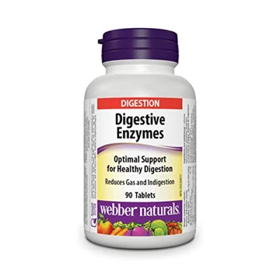 Webber Naturals Digestive Enzymes Tab 90's