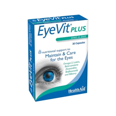 Health Aid Eye-vit Plus Cap 30's