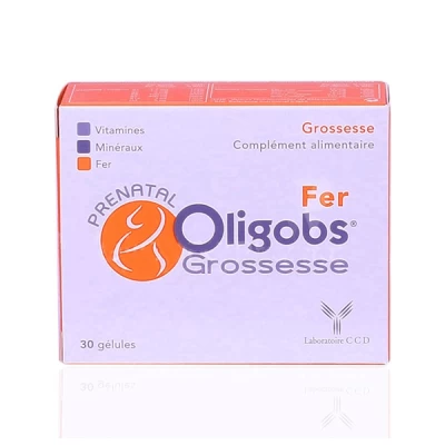 Oligobs Grossesse Fer. 30's Caps.