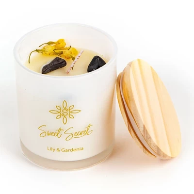 Soy Wax Scented Candle Lily & Gardenia