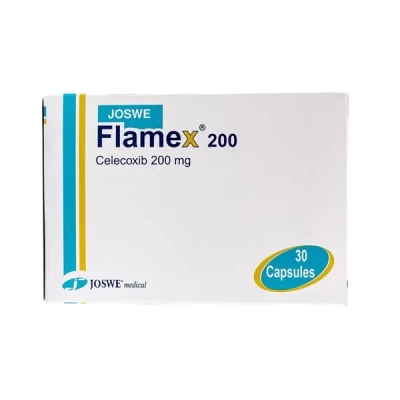 flamex 200mg cap 30's