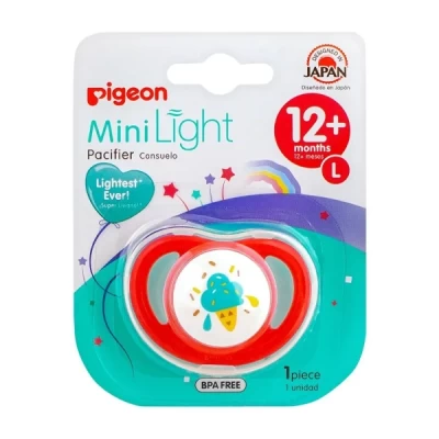Pigeon Minilight Pacifier Girl Ice Cream +6 M