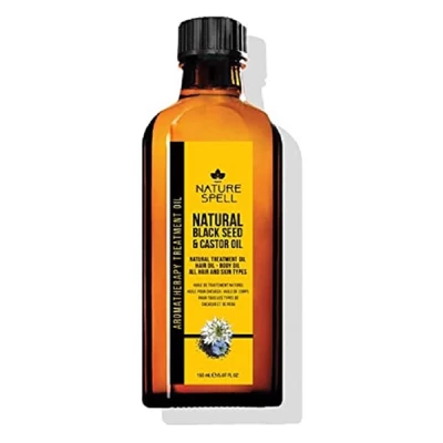 Nature Spell Natural Black Seed & Castor Oil 150ml