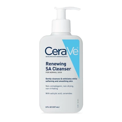cerave renewing sa cleanser for normal skin 237 ml