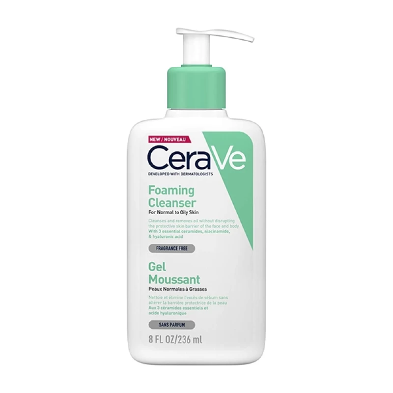 cerave foaming facial cleanser 236ml