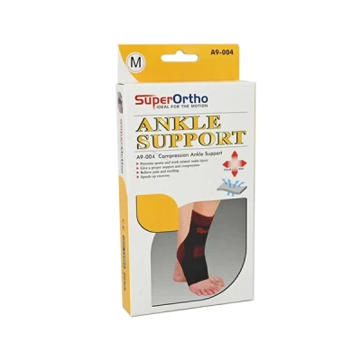 Superortho Comprerssion Ankle Support Medium  Size