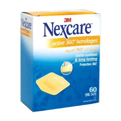Nexcare Extra Cushion & Long Lasting One Size 60 Pieces