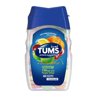Tums Assorted Chewable 48 Tablets