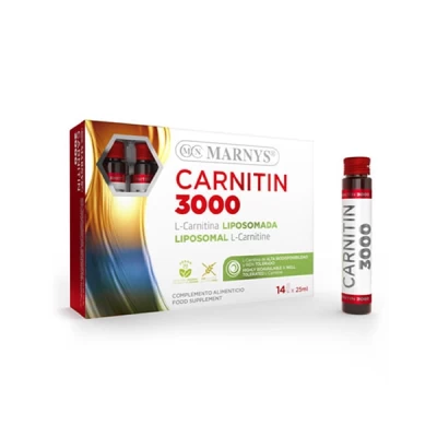 marnys l-carnitine 3000mg 14 vials