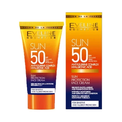 eveline sun protection face cream 50ml