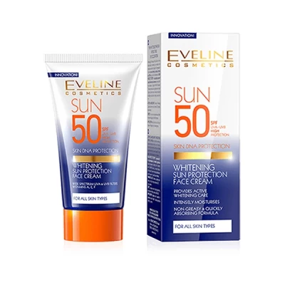 eveline whitening sun protection face cream 50ml