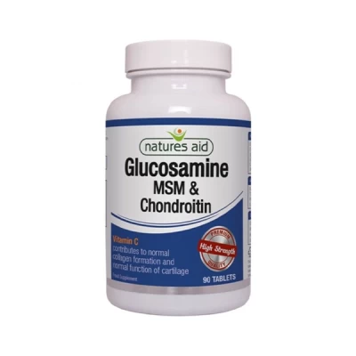Natures Aid Glucosamine & Chondroitin 90 Tab
