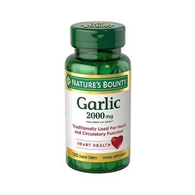 Natures Bounty Garlic 2000mg Odorless Tablets 120's