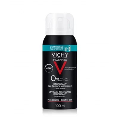 Vichy Homme Optimal Tolerance Deodorant 48h Spray 100ml