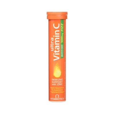 Vitabiotics Vitamin C + Zinc 20 Eff Tab