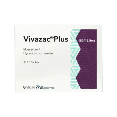 Vivazac Plus 150mg/12.5mg Tab 30's