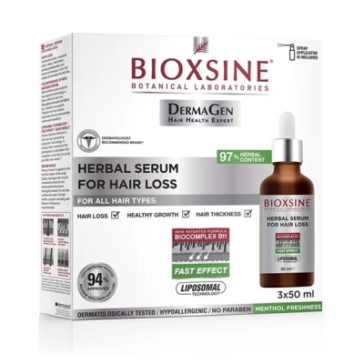 Bioxsine Herbal Serum For Intensive Hair Loss 3 X 50ml