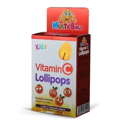 Multi Ball Lollipops Vitamin C 7 Pieces