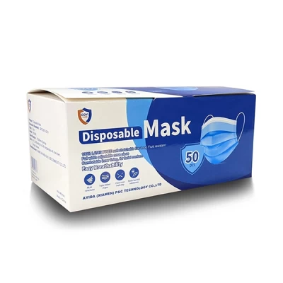 Covi Care Disposable Face Mask Adult Blue 50's