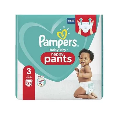 Pampers Baby Dry Pants Size Three 27 Pants