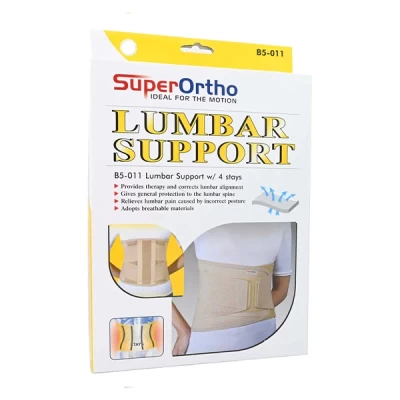 Superortho Lumbar Support With 4 Stays Medium Size