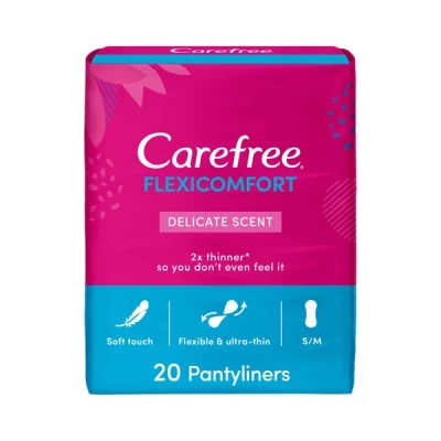 Carefree Flexicomfort Delicate Scent 20 Pantyliners