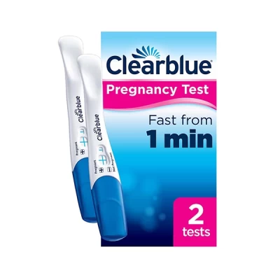 Clearblue Pregnancu Test Rapid Detection In 1 Minute 2 Pcs